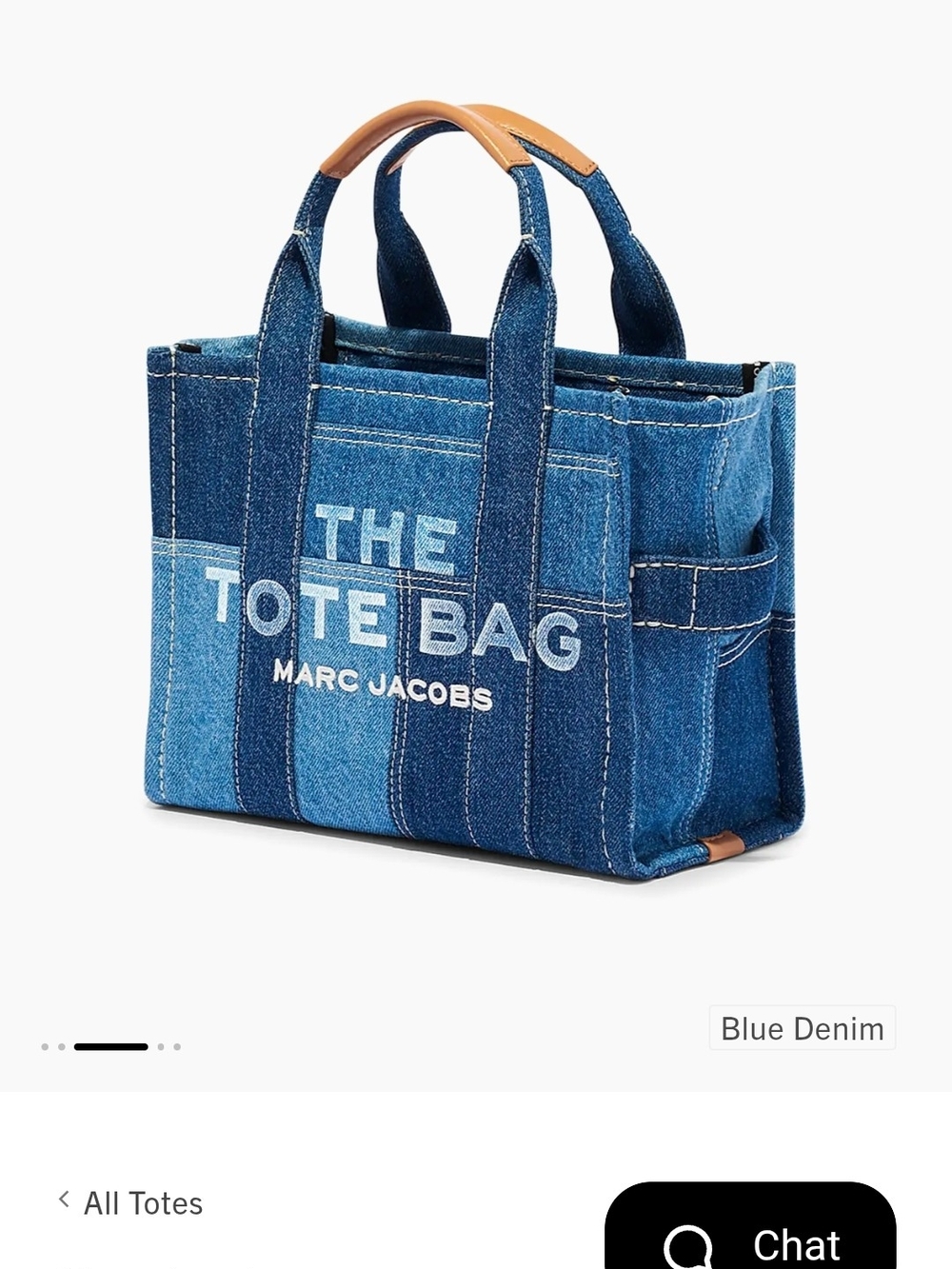 Marc Jacobs Small Denim Tote Bag - Picture 15 of 15